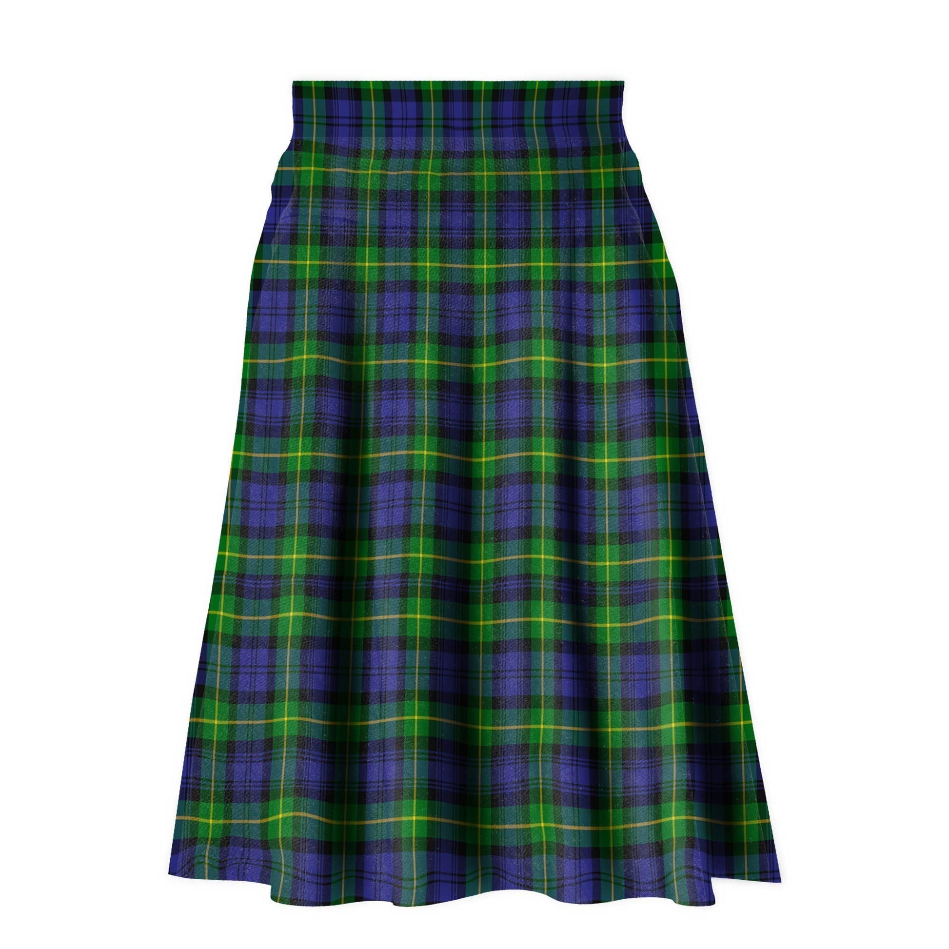 Gordon Modern Tartan Plaid Ladies Skirt