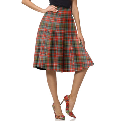 MacPherson Weathered Tartan Plaid Ladies Skirt