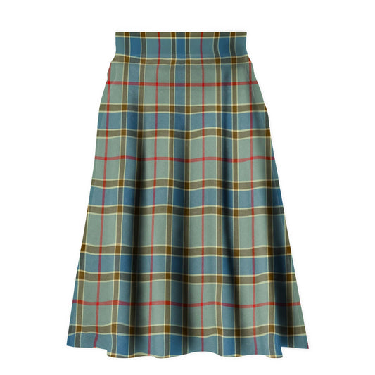 Balfour Blue Tartan Plaid Ladies Skirt