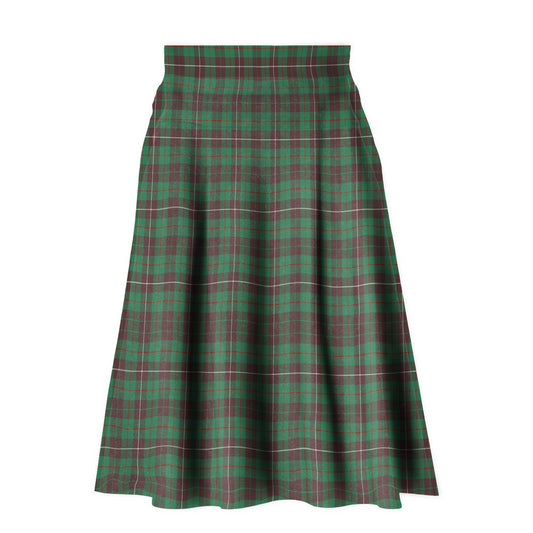 MacKinnon Hunting Ancient Tartan Plaid Ladies Skirt