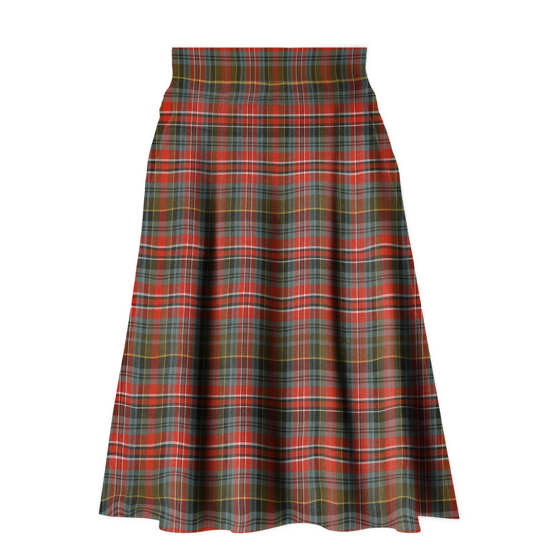 MacPherson Weathered Tartan Plaid Ladies Skirt