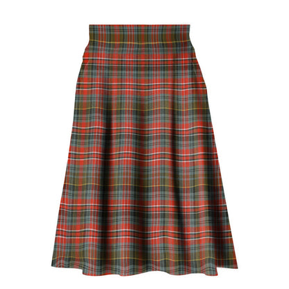 MacPherson Weathered Tartan Plaid Ladies Skirt