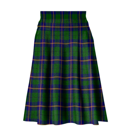 Carmichael Modern Tartan Plaid Ladies Skirt