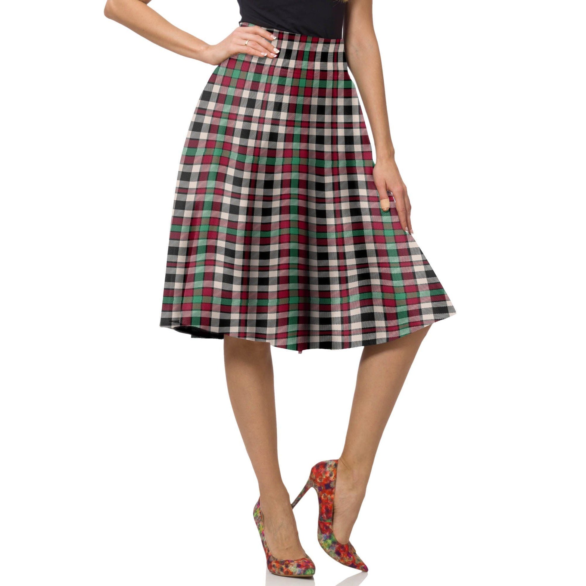 Borthwick Dress Ancient Tartan Plaid Ladies Skirt