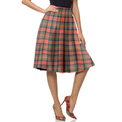 Robertson Hunting Ancient Tartan Plaid Ladies Skirt