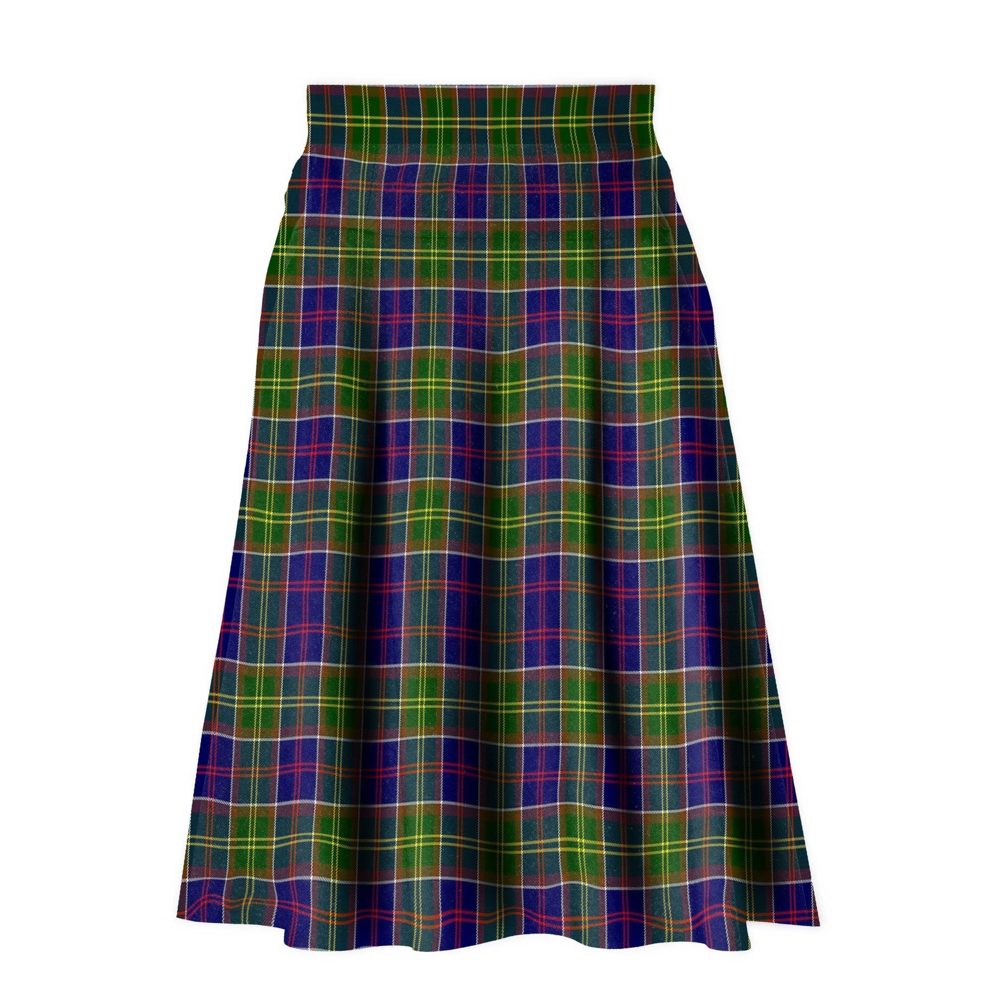Ayrshire District Tartan Plaid Ladies Skirt