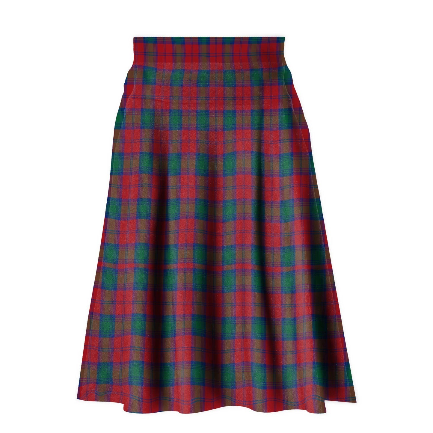 Lindsay Modern Tartan Plaid Ladies Skirt