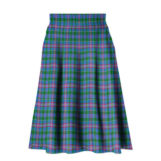 Pitcairn Hunting Tartan Plaid Ladies Skirt