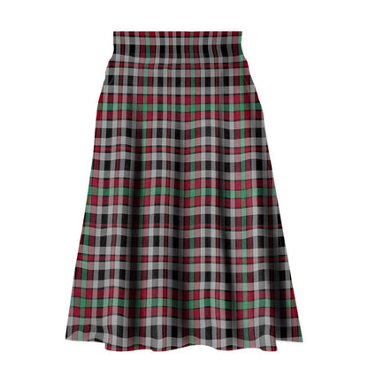 Borthwick Ancient Tartan Plaid Ladies Skirt