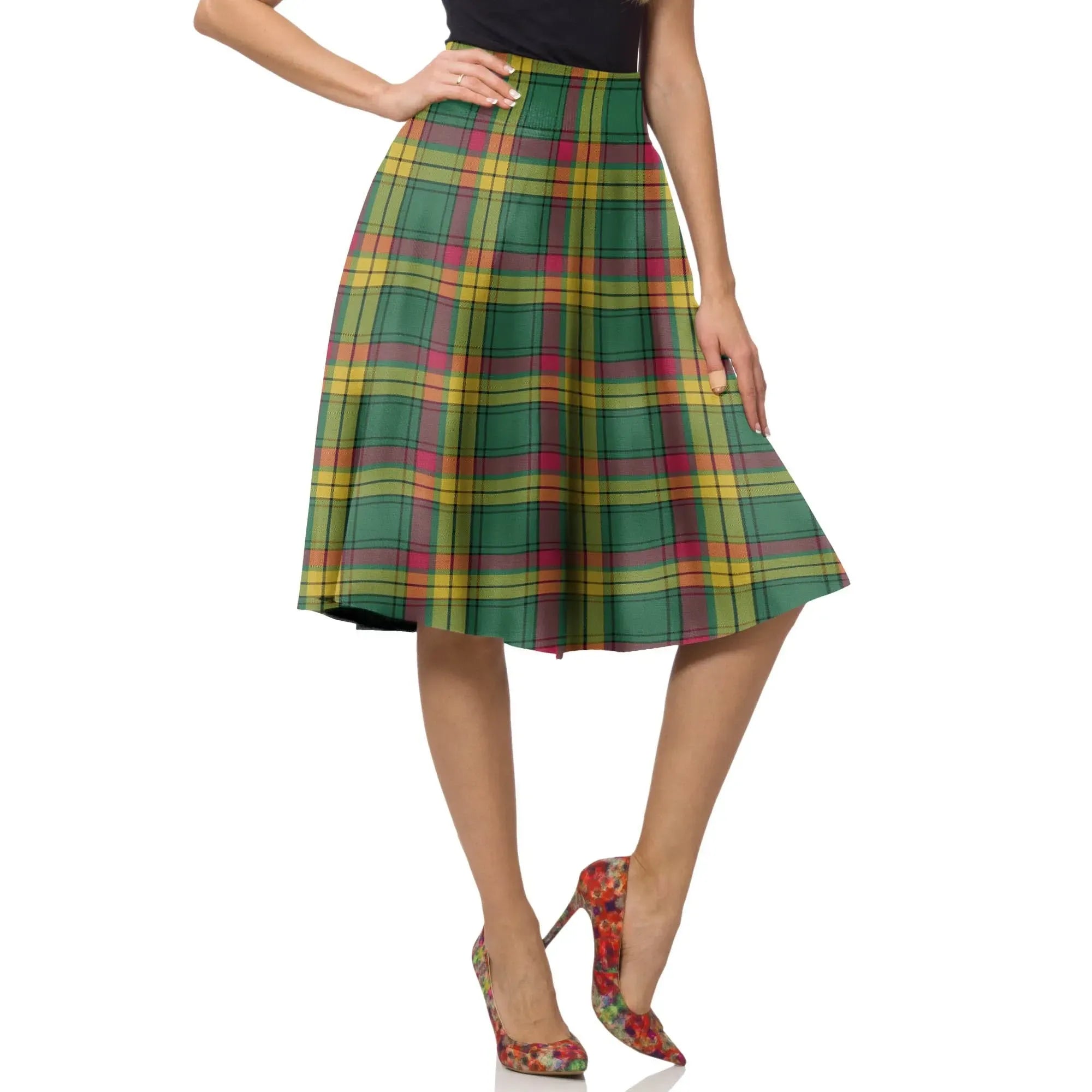 MacMillan Old Ancient Tartan Plaid Ladies Skirt