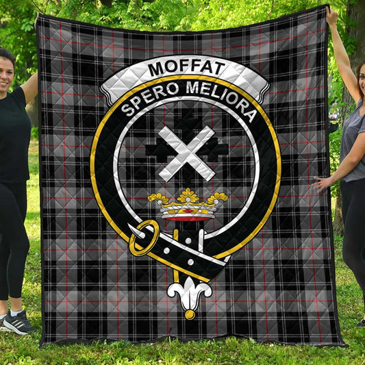 Moffat Modern Tartan Crest Quilt