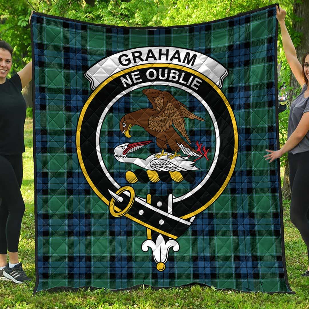 Graham of Menteith Ancient Tartan Crest Quilt