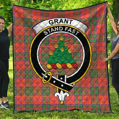 Grant Ancient Tartan Crest Quilt