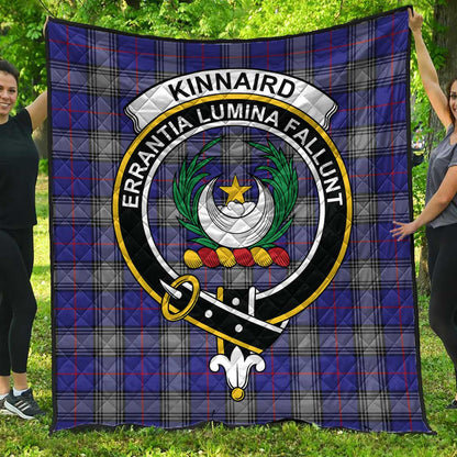 Kinnaird Tartan Crest Quilt