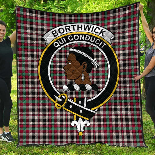 Borthwick Dress Ancient Tartan Crest Quilt