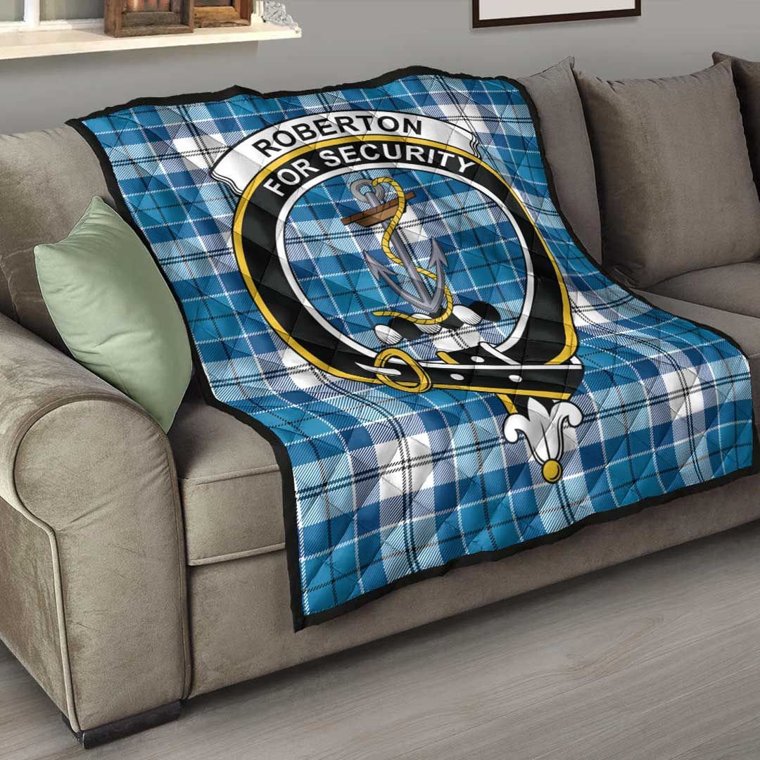 Roberton Tartan Crest Quilt