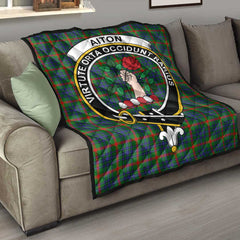 Aiton Tartan Crest Quilt