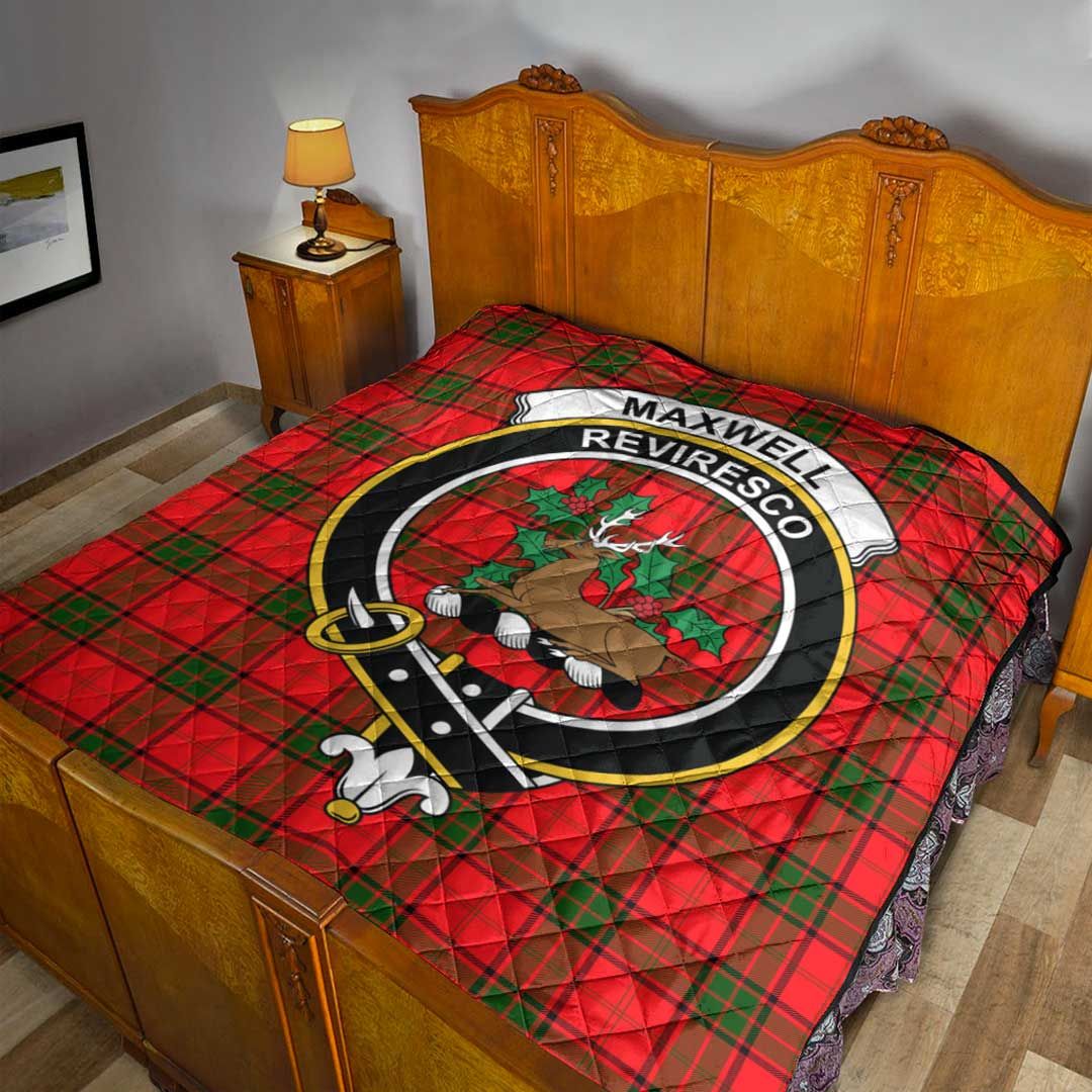 Maxwell Modern Tartan Crest Quilt