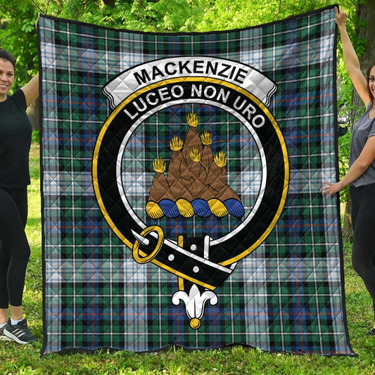 MacKenzie Dress Ancient Tartan Crest Quilt