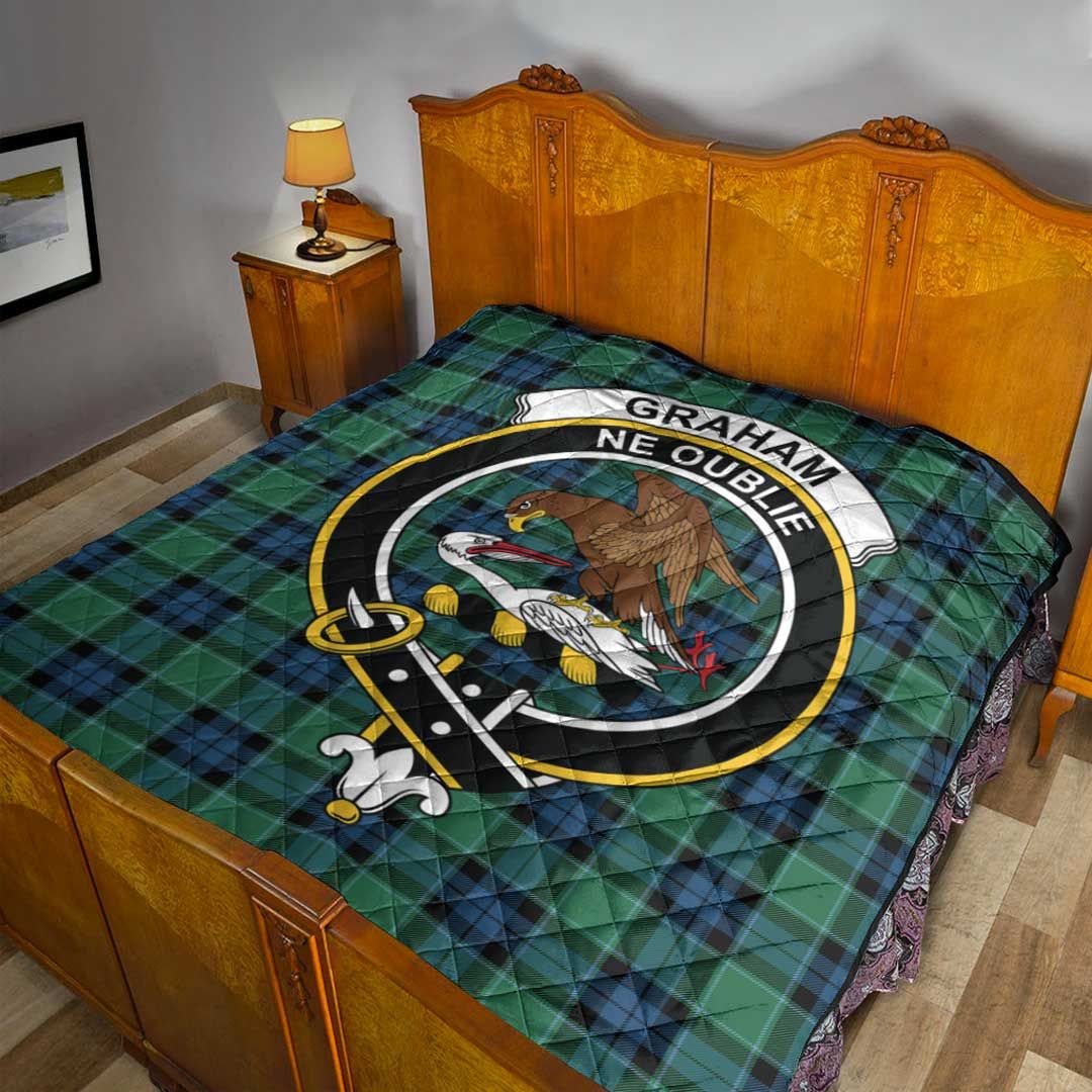 Graham of Menteith Ancient Tartan Crest Quilt