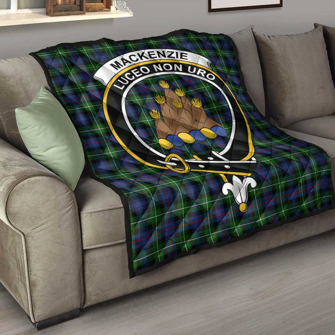 MacKenzie Modern Tartan Crest Quilt