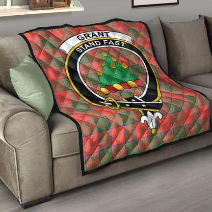 Grant Ancient Tartan Crest Quilt