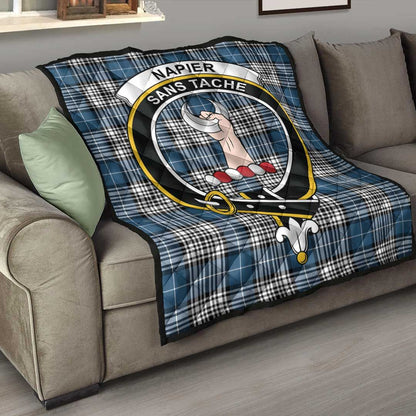 Napier Modern Tartan Crest Quilt