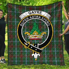 Gayre Tartan Crest Quilt