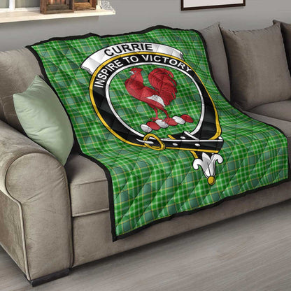 Currie Tartan Crest Quilt