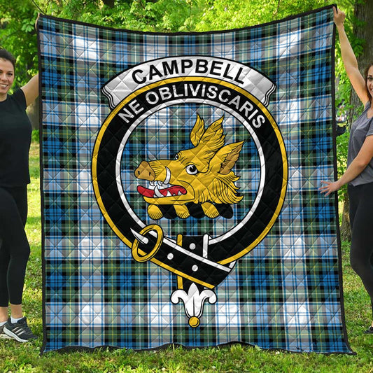 Campbell Dress Tartan Crest Quilt