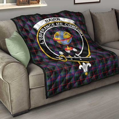 Nairn Tartan Crest Quilt