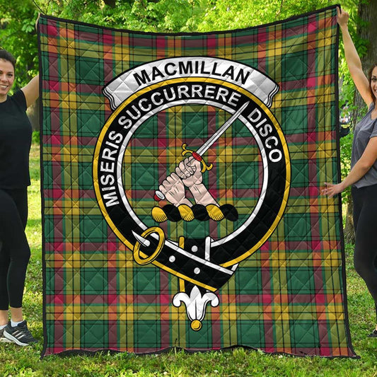 MacMillan Old Ancient Tartan Crest Quilt