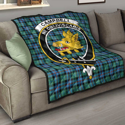 Campbell of Cawdor Ancient Tartan Crest Quilt