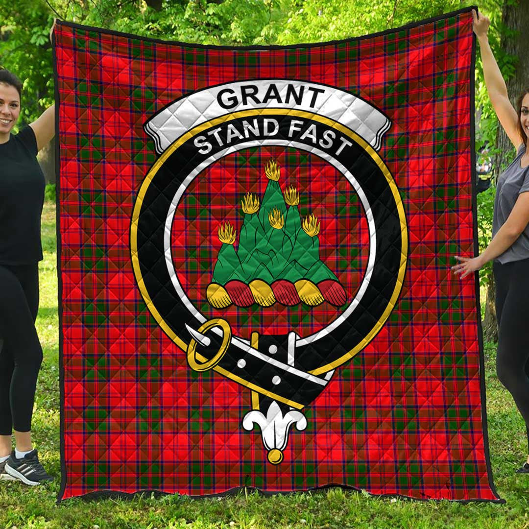 Grant Modern Tartan Crest Quilt