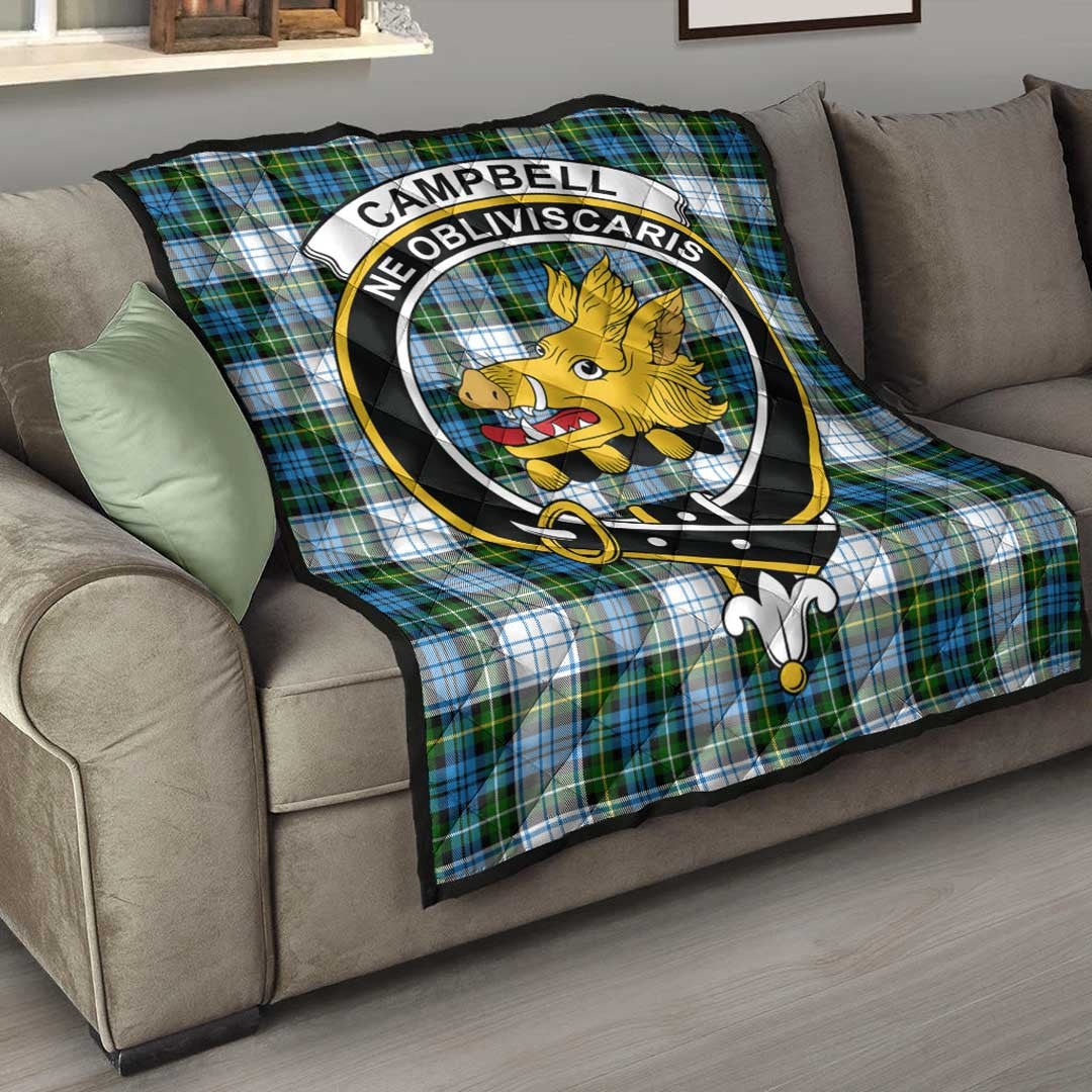 Campbell Dress Ancient Tartan Crest Quilt