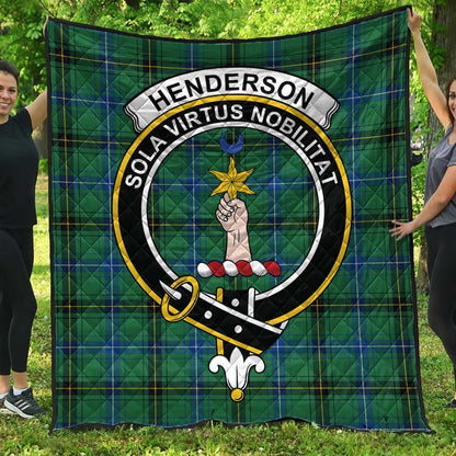 Henderson Ancient Tartan Crest Quilt