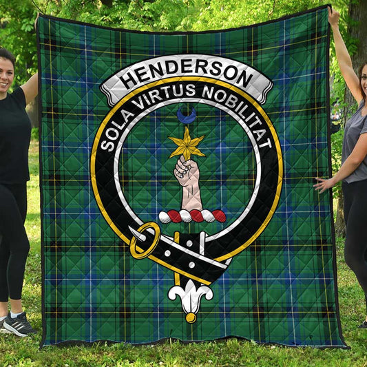 Henderson Ancient Tartan Crest Quilt