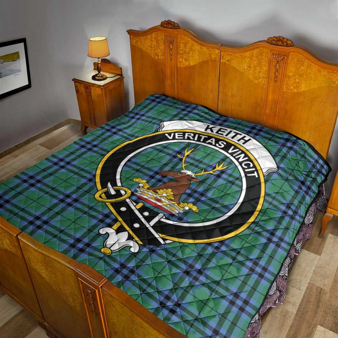 Keith Ancient Tartan Crest Quilt