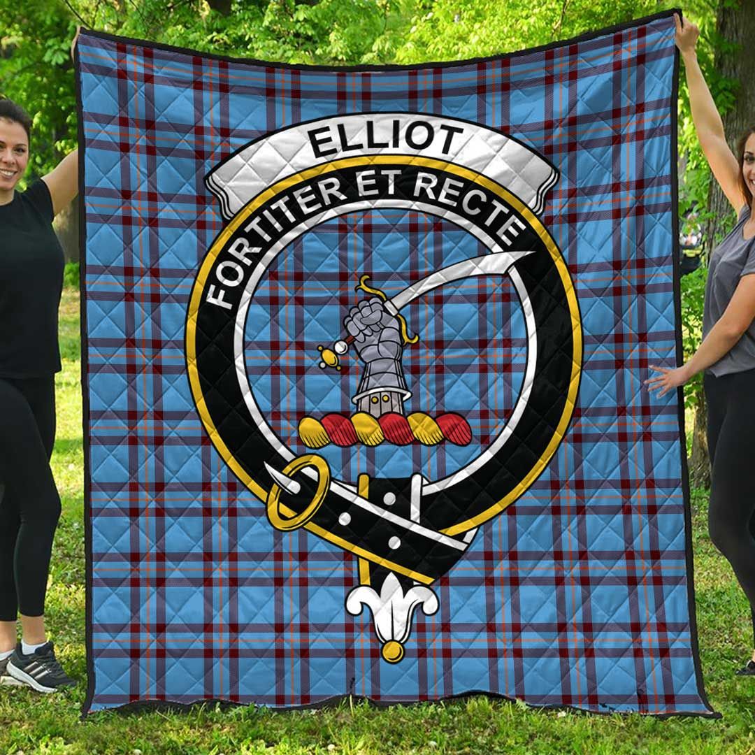 Elliot Ancient Tartan Crest Quilt