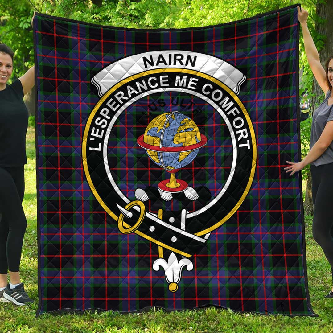 Nairn Tartan Crest Quilt