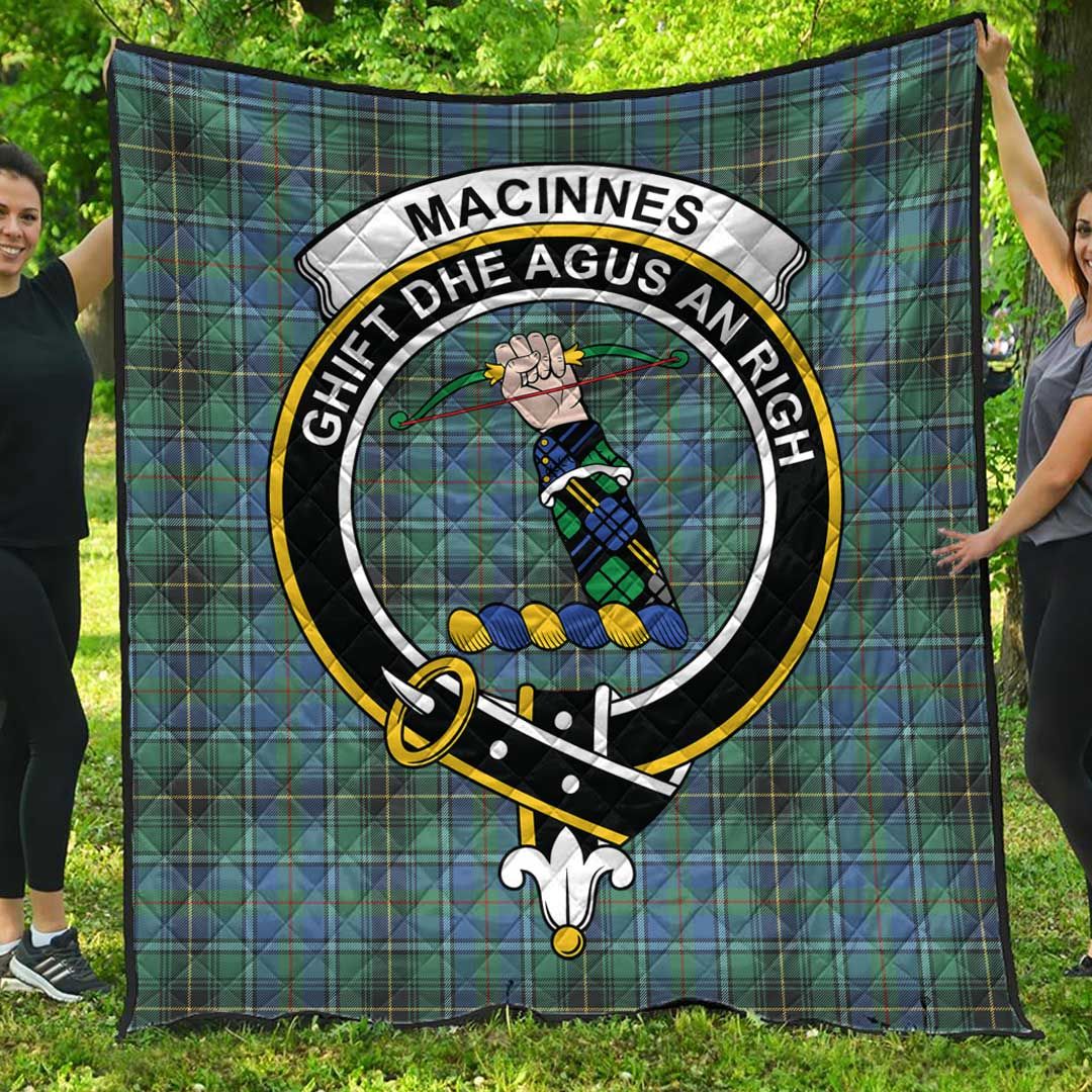 MacInnes Ancient Tartan Crest Quilt