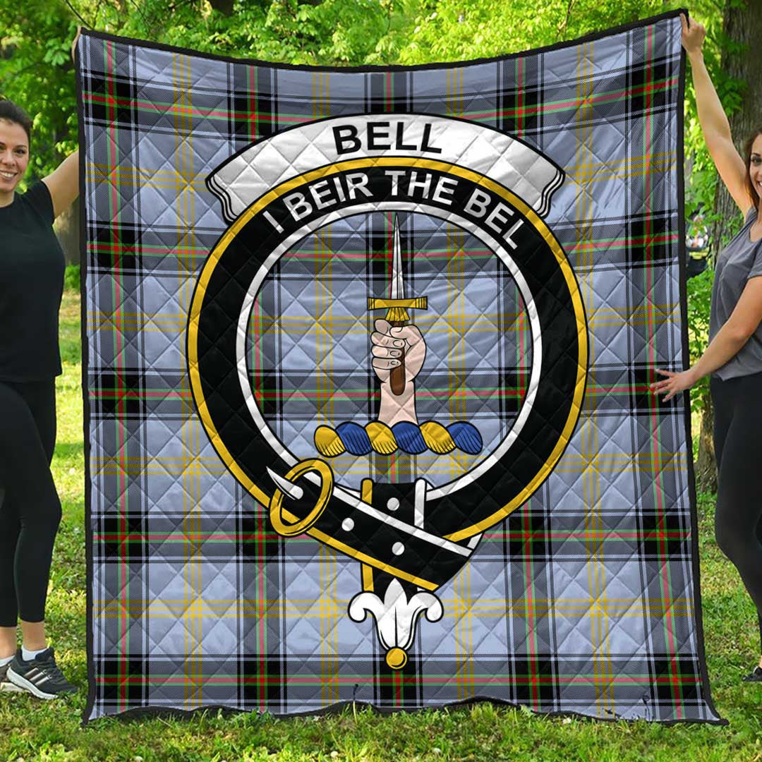 Bell of the Borders Tartan Crest Quilt