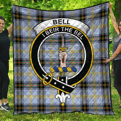 Bell of the Borders Tartan Crest Quilt