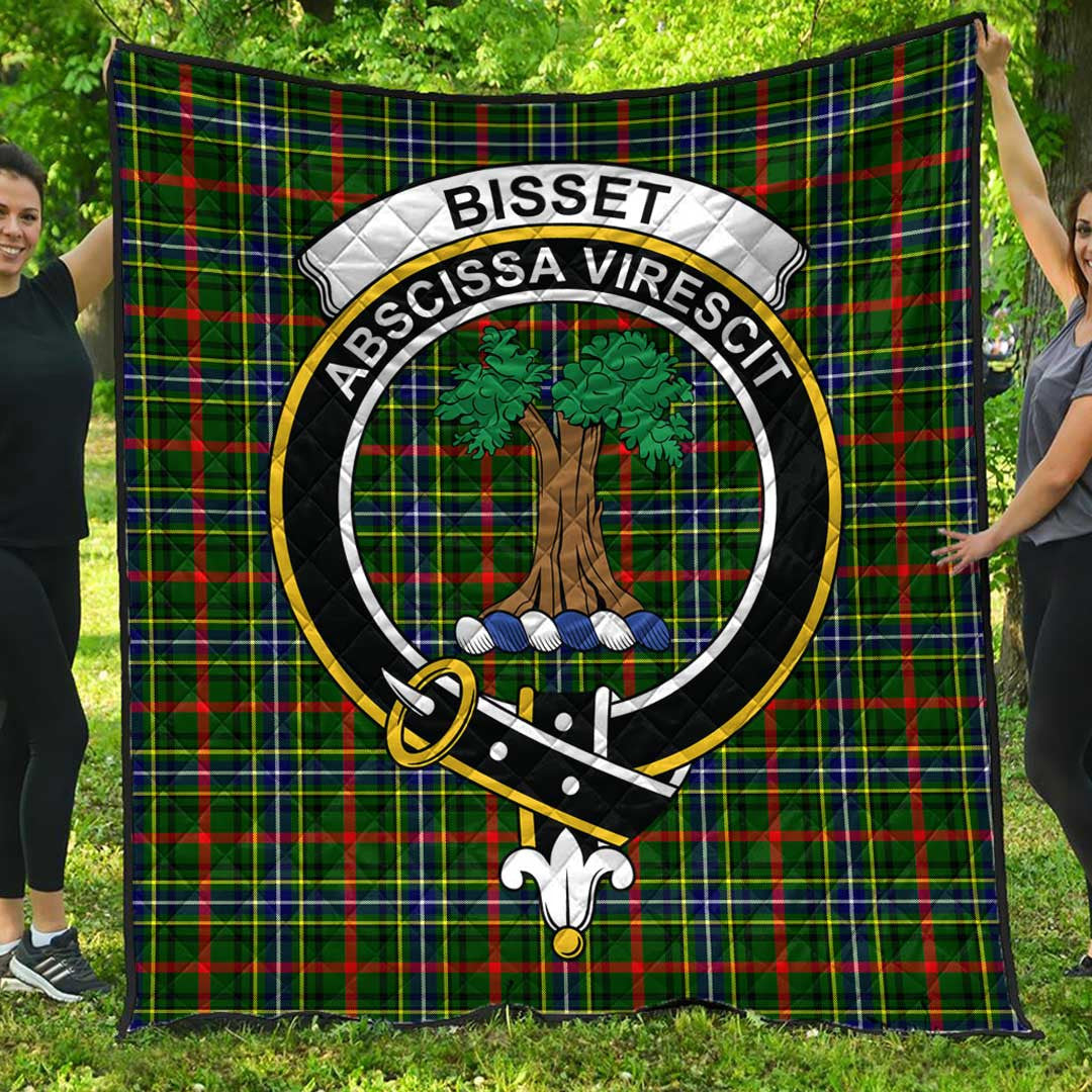 Bisset Tartan Crest Quilt