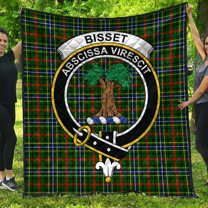 Bisset Tartan Crest Quilt