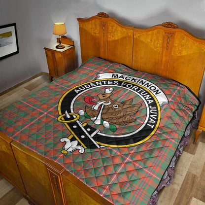 MacKinnon Ancient Tartan Crest Quilt