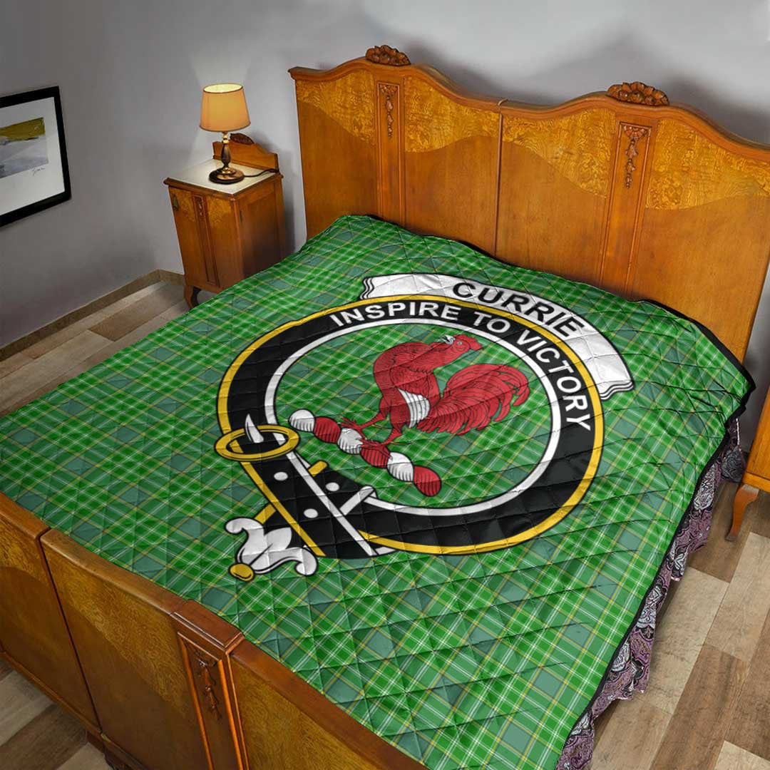 Currie Tartan Crest Quilt