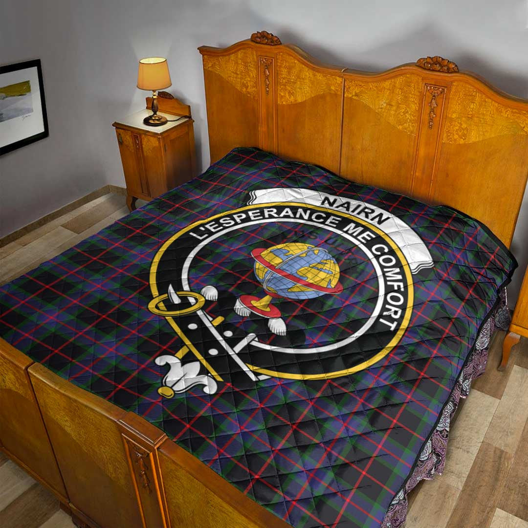 Nairn Tartan Crest Quilt