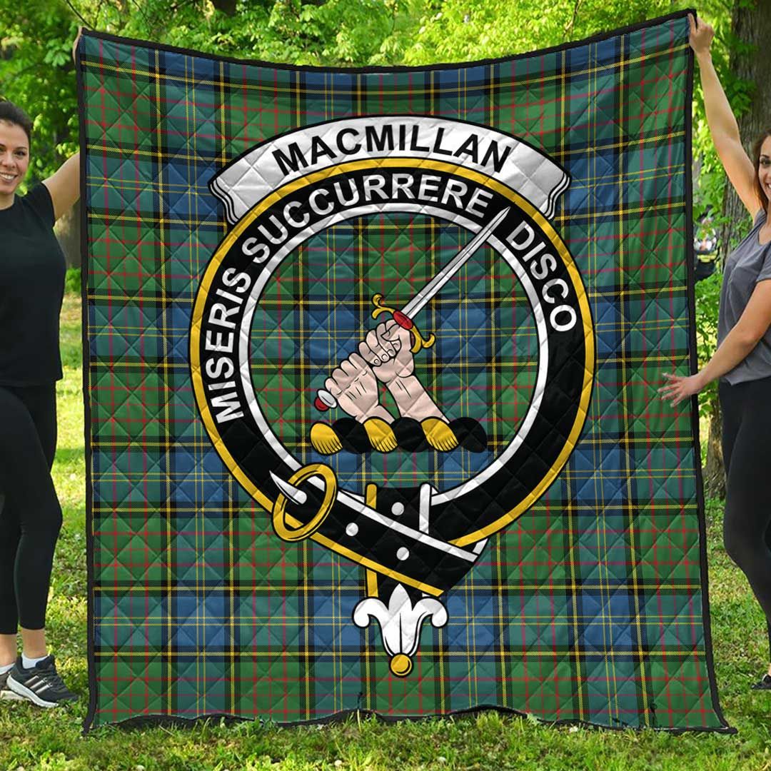 MacMillan Hunting Ancient Tartan Crest Quilt