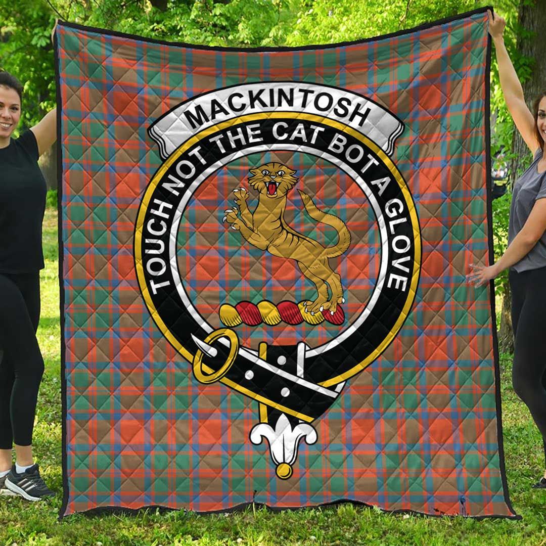 MacKintosh Ancient Tartan Crest Quilt